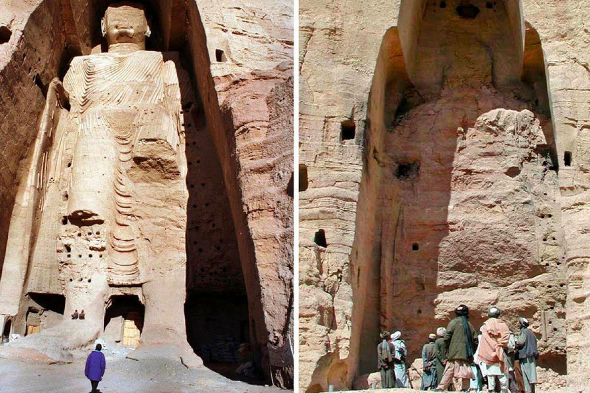 "Taliban" Əfqanıstanda dağıdılmış Budda heykəllərinin yerini qoruyacağına vəd verdi