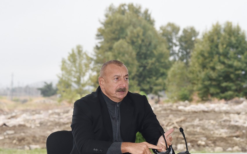 Azərbaycan lideri: "Bizi hədələyirdilər ki, müharibə başlasa, biz yenə torpaq itirəcəyik"