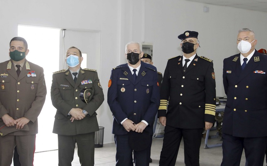NATO Hərbi Komitəsinin üzvləri Azərbaycan-Türkiyə-Gürcüstan təlimini izləyiblər