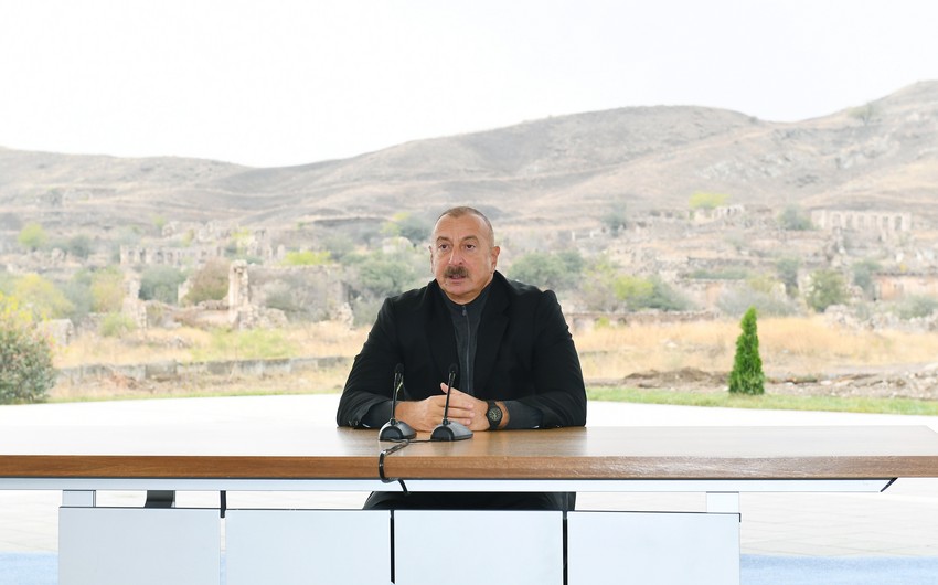 İlham Əliyev Xocavənd ictimaiyyətinin nümayəndələri ilə görüşdü