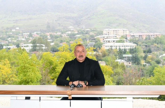 Prezident: "Ermənilər Hadruta XIX əsrdə İrandan köçürülüblər"