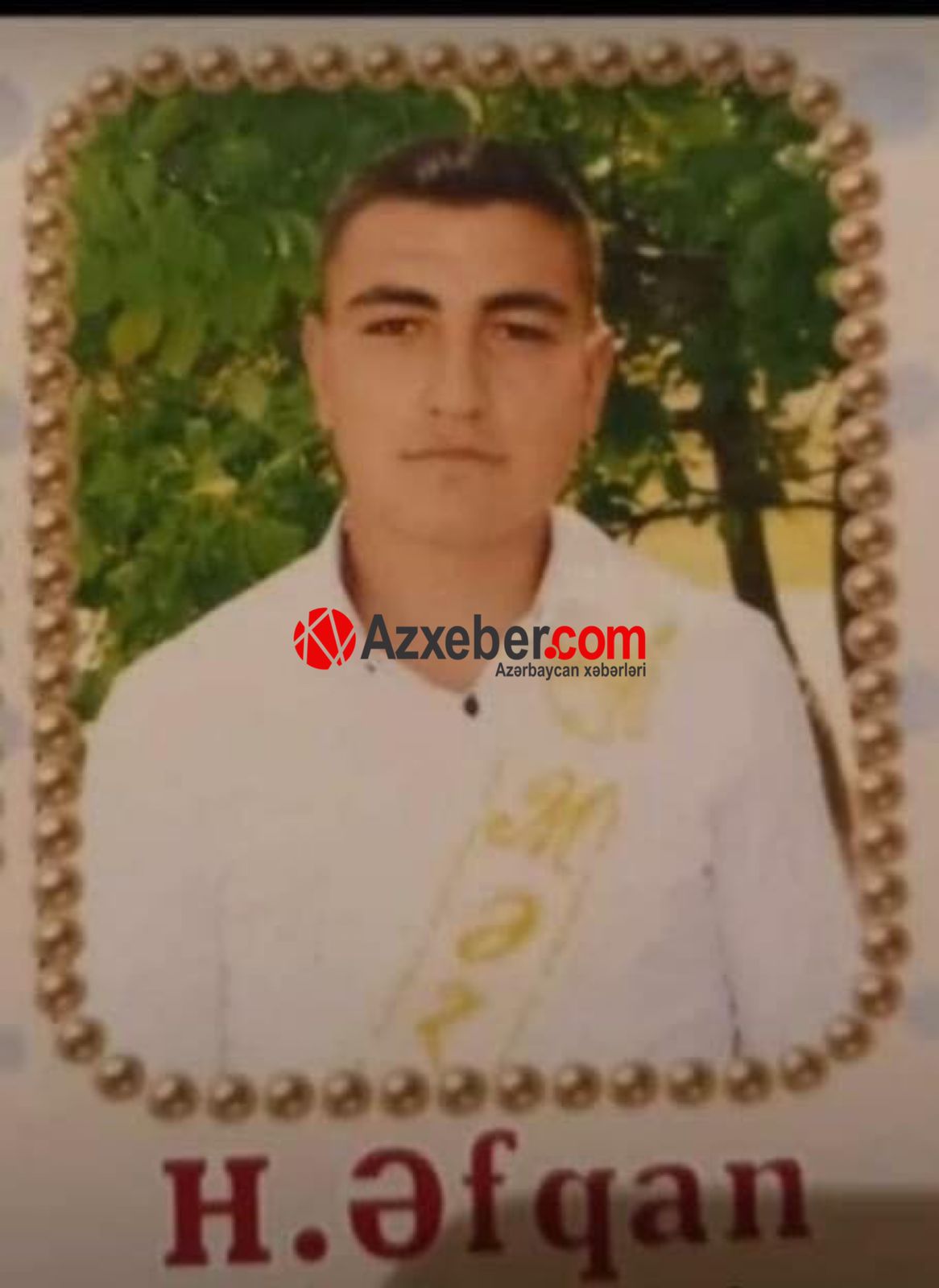 Bu gün şəhid olan hərbçimizin - FOTOSU