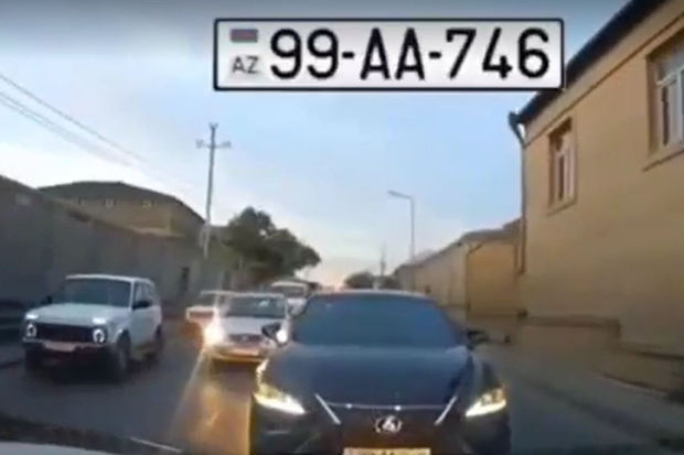 Binəqədidə “AA” serialı avtomobil qaydalara məhəl qoymadı - VİDEO