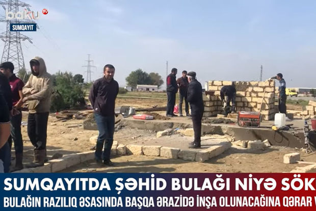 Sumqayıtda Şəhid bulağı niyə sökülüb? – VİDEO