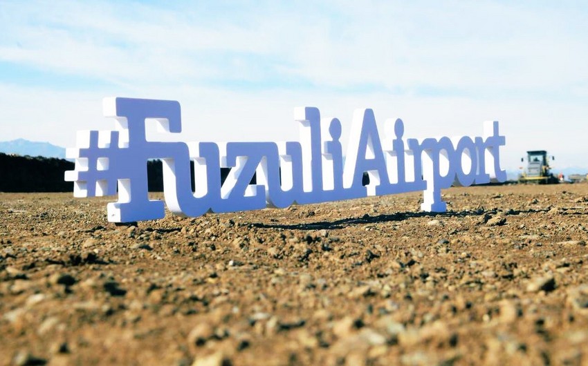 Füzuli Hava Limanına beynəlxalq status verildi