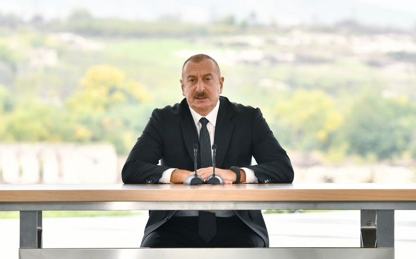 Prezident: "Biz ordumuzu, iqtisadiyyatımızı, beynəlxalq mövqelərimizi genişləndirdik və istədiyimizə nail olduq"