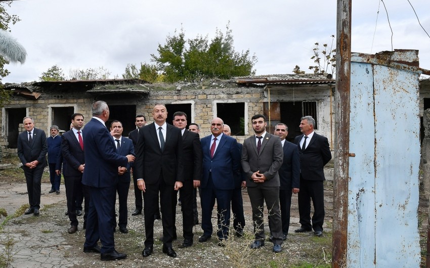 "Zəngilan məscidi bərpa edilir, orada lövhələr də qoyulub"