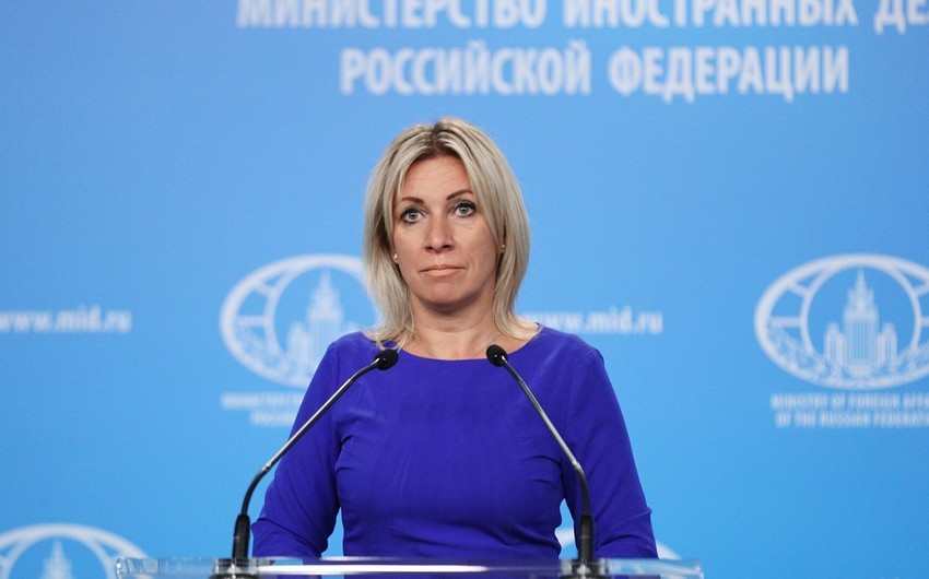 Mariya Zaxarova: "Rusiya Qarabağda atəşkəsin pozulmaması üçün hər şeyi edir”