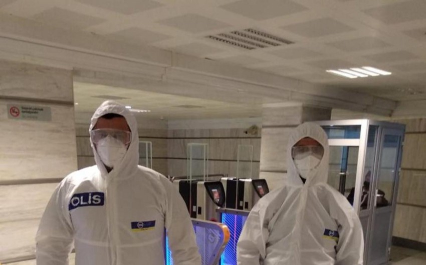 Metroda tutulan koronavirus xəstəsi: “Hava almağa çıxmışdım” - FOTO