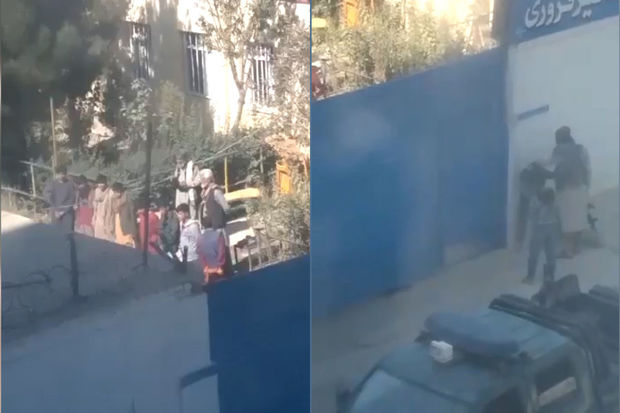 “Taliban” döyüşçüləri şagirdləri sıraya düzüb cəzalandırdı – VİDEO
