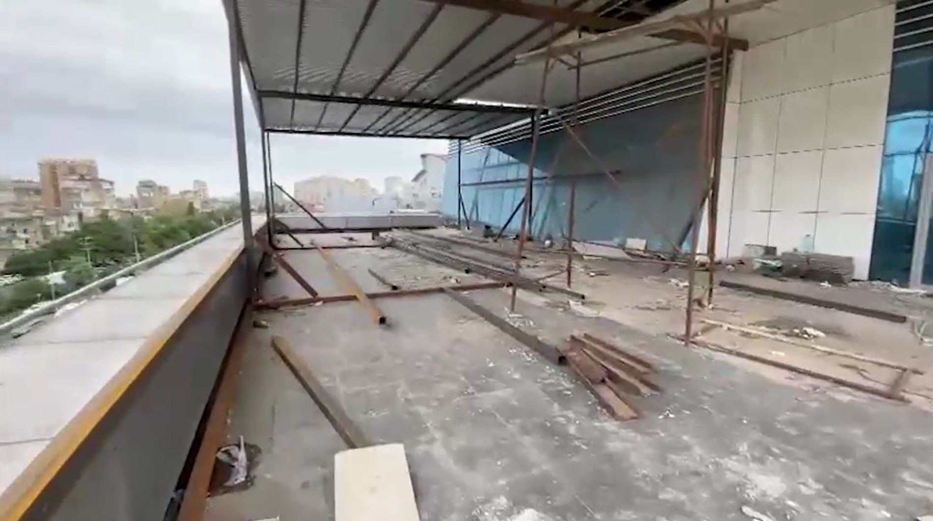 Bakıda daha bir qanunsuz tikintinin qarşısı alınıb - VİDEO