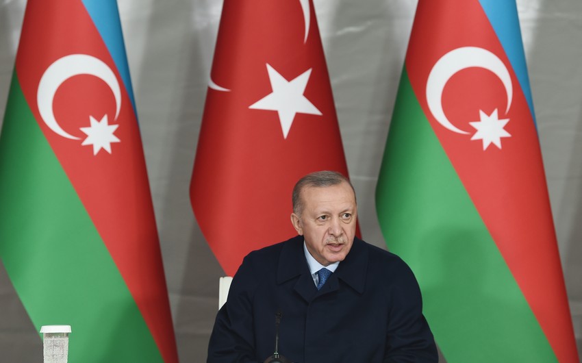 Ərdoğan Azərbaycana səfərindən danışdı