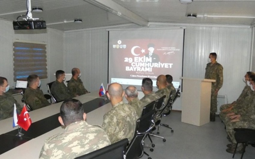 Türkiyənin Cümhuriyyət Günü Qarabağda Azərbaycan hərbçilərinin iştirakı ilə qeyd edilib