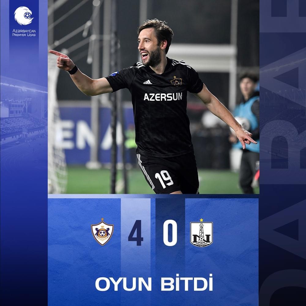 "Qarabağ" "Neftçi"ni darmadağın etdi