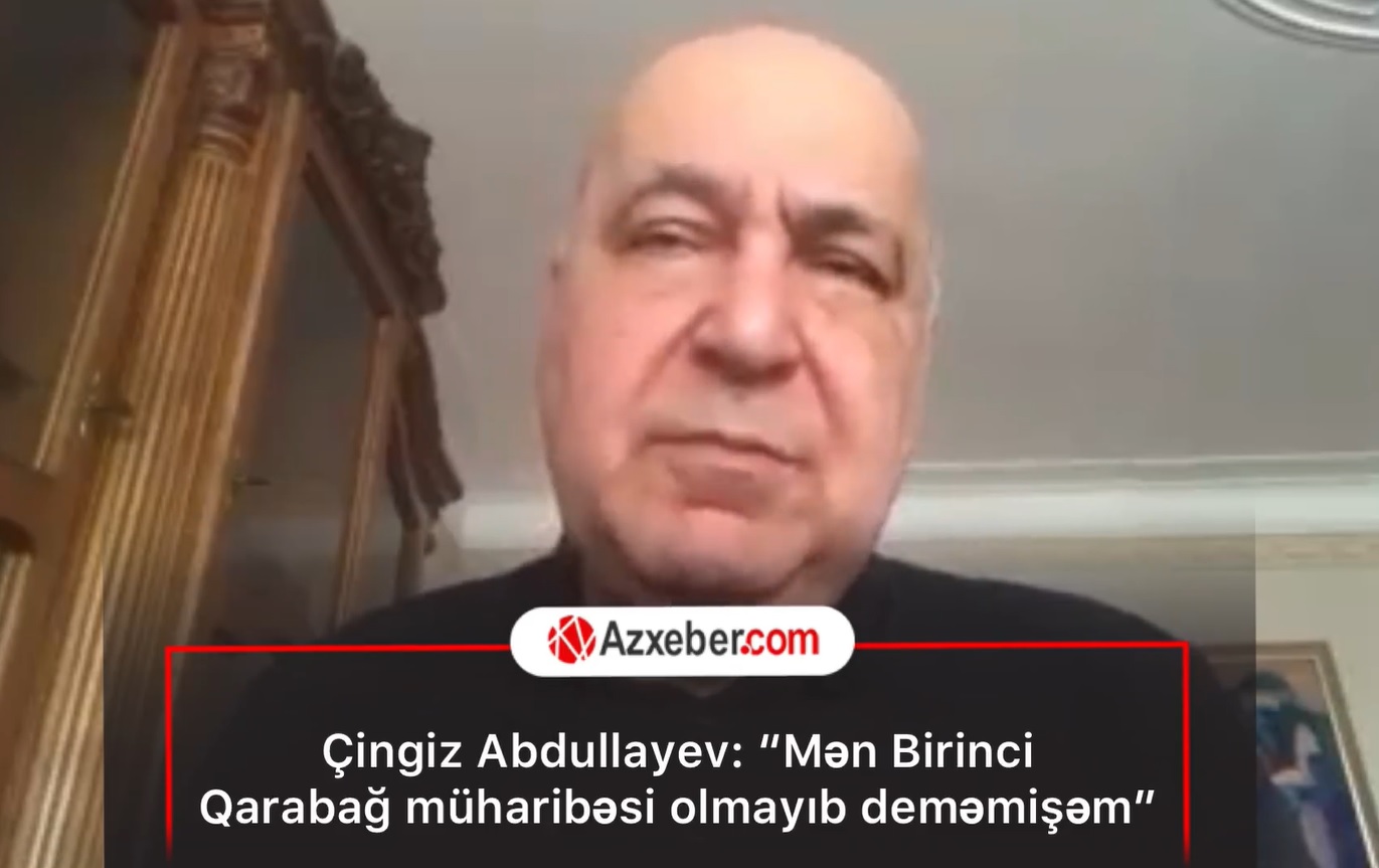 Çingiz Abdullayev danışdı: "Bəziləri qəsdən deyir ki, Çingiz şəhidlərə hörmətsizlik edir" (VİDEO)