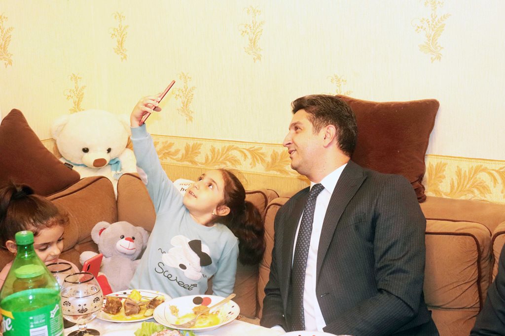 Şəhid övladının ad günü qeyd olundu - FOTOLAR