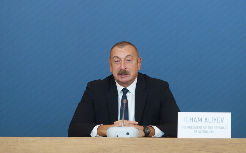 Prezident: "Bu müharibə onu göstərdi ki, ədalət tez və ya gec Zəfər çalacaq"