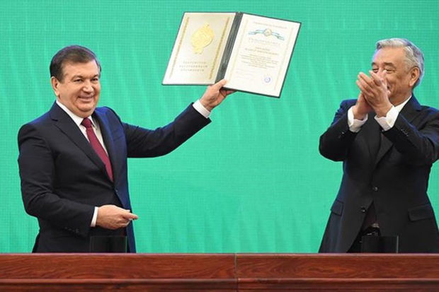 Özbəkistan prezidentinin inaqurasiya mərasimi keçirildi