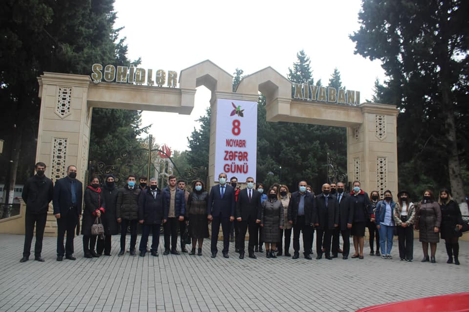 Mingəçevir Dövlət Universitetində “Zəfər Günü" qeyd edilib - FOTO