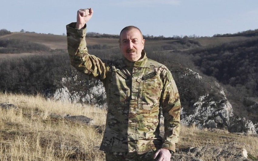 Prezident İlham Əliyev Zəfər Günü münasibətilə paylaşım edib