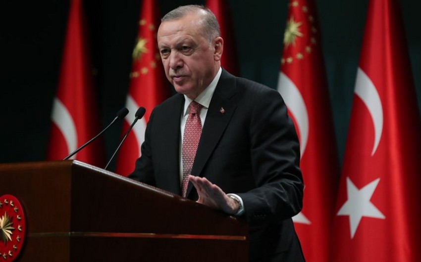 Ərdoğan: "Zəngəzur dəhlizi ilə bağlı razılaşmada azərbaycanlı qardaşlarımızın yanında olmağa davam edəcəyik"