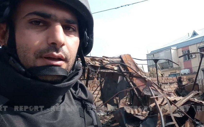 Müharibə dəhşətlərinin şahidi olan jurnalist: “Gəncədə insan bədəninin bir hissəsini görmək çox ağır idi” - VİDEO