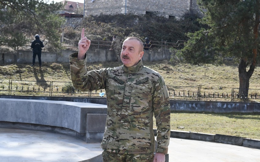 Prezident: "Bütün məsuliyyət Ermənistanın hərbi-siyasi rəhbərliyinin üzərinə düşür"
