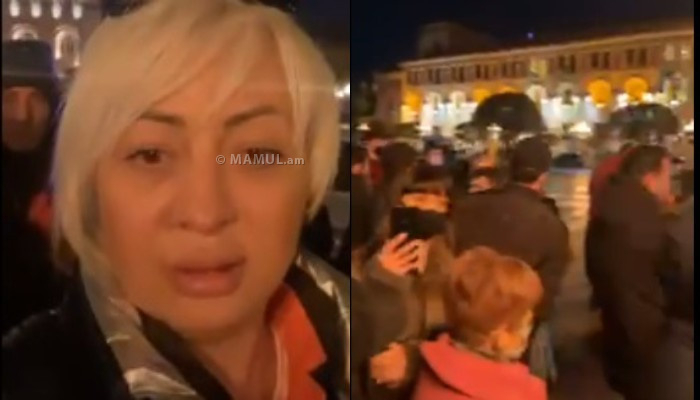 İrəvanda Paşinyanın istefası tələbi ilə mitinq keçirilib - VİDEO