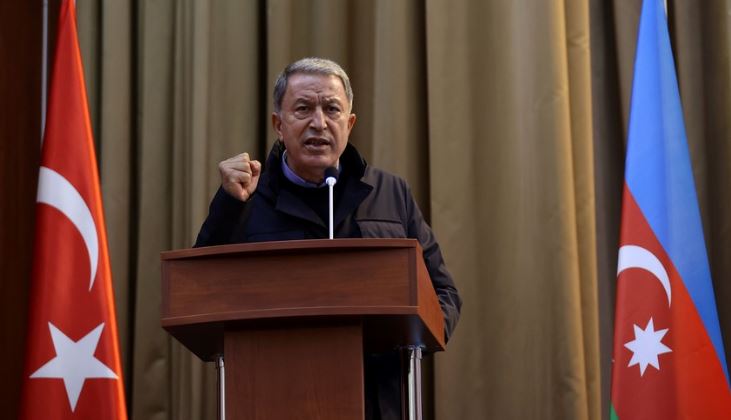 Hulusi Akar: "Türkiyə bundan sonra da Azərbaycanın yanında olmağa davam edəcək"