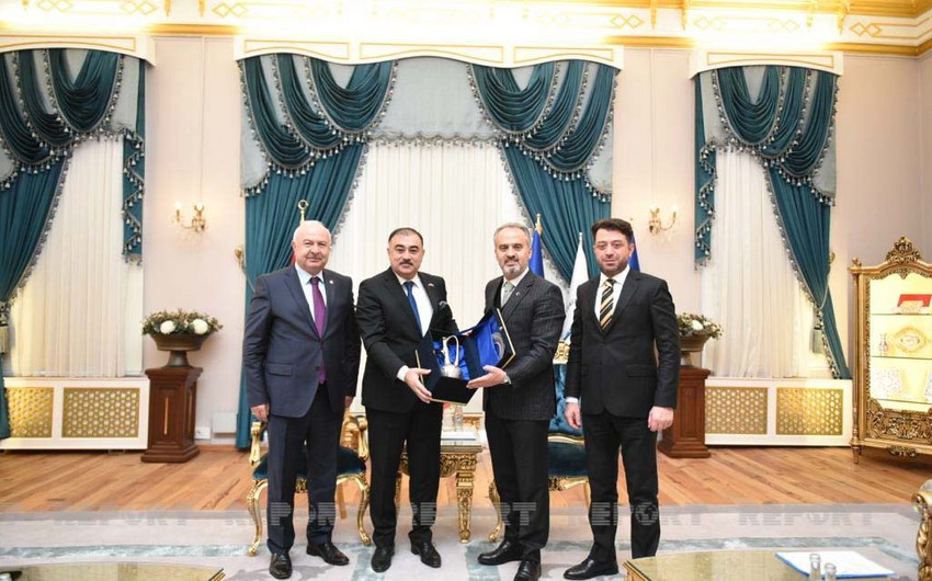 Türkiyənin Bursa şəhərinin şirkətləri Qarabağın yenidən qurulmasında iştirak edəcək - FOTOLAR