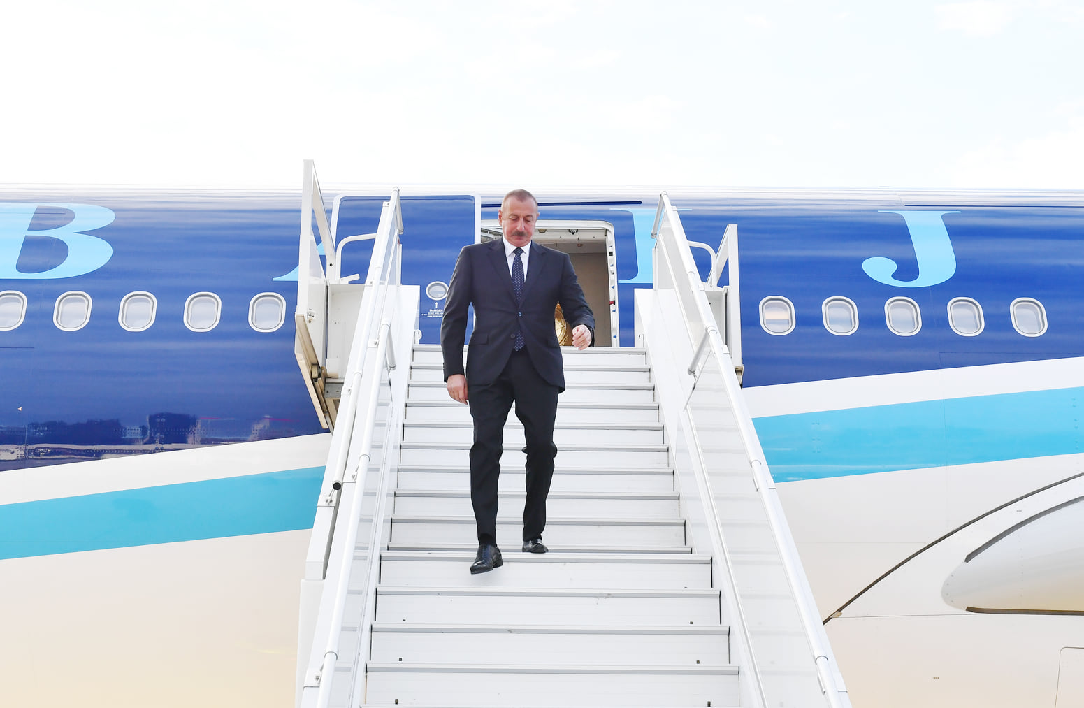 Prezident İlham Əliyev Soçi şəhərinə işgüzar səfərə gedib