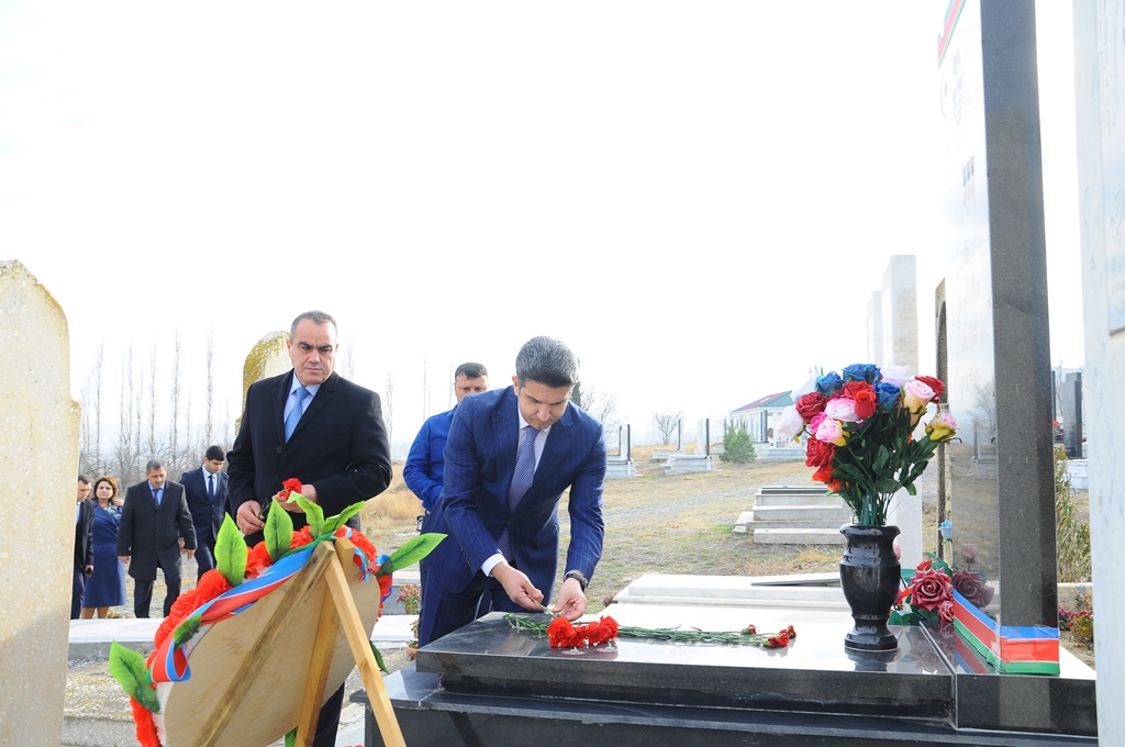 Şəhidimizin əziz xatirəsi ehtiramla yad olundu - FOTOLAR