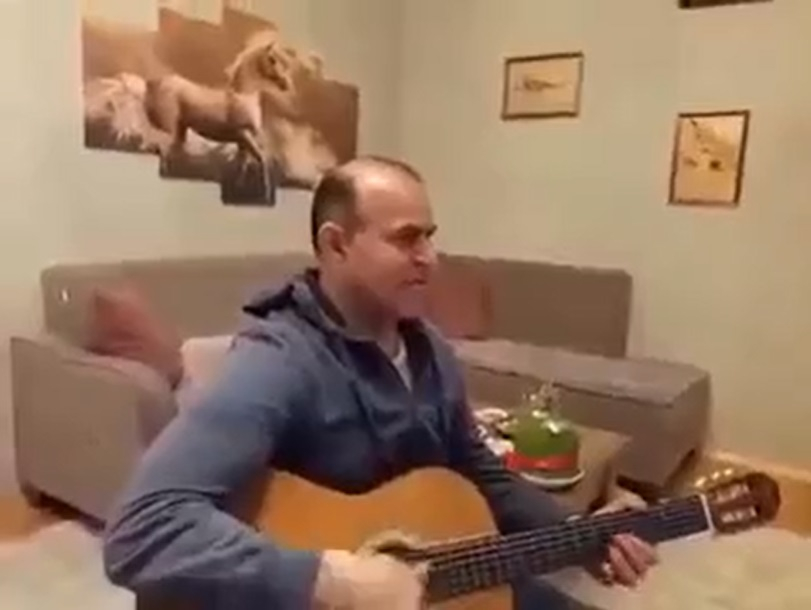 Şəhid polkovnik Emil Nəzirovun görüntüləri hər kəsi təsirləndirdi - VİDEO