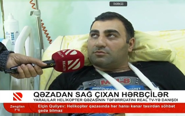 Qəzadan sağ çıxan hərbçilər danışır - VİDEO