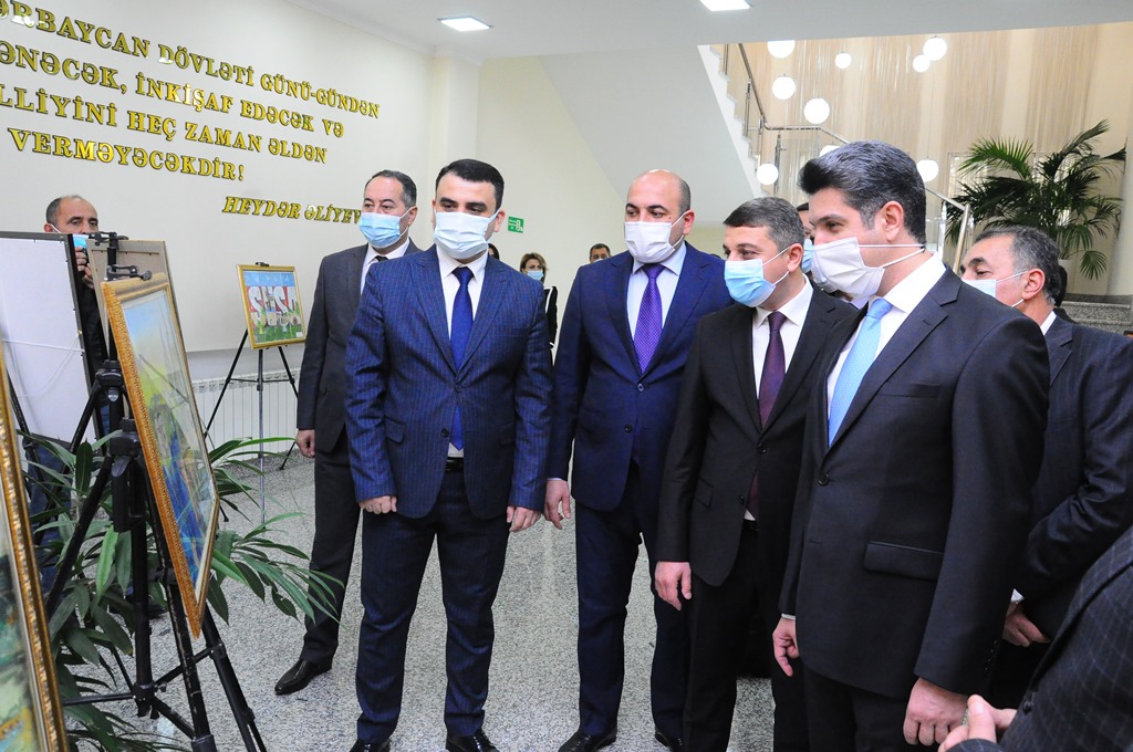 Naftalanda Nizami Gəncəvinin 880 illiyinə həsr olunmuş tədbir keçirilib - FOTOLAR