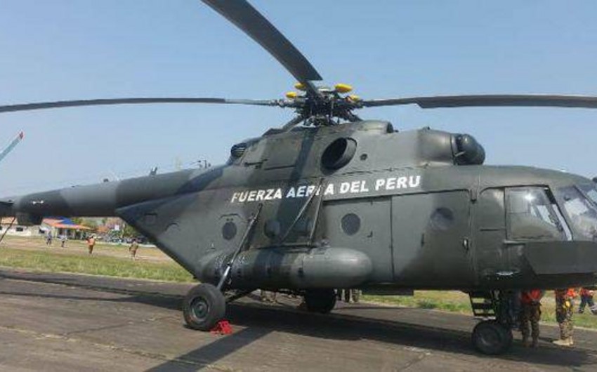 Peruda hərbi helikopterin qəzaya uğraması nəticəsində 5 nəfər öldü