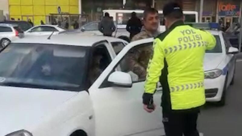 Yol polisi ilə nömrəsiz maşın sürən qazinin söhbəti izlənmə rekordu qırdı - VİDEO