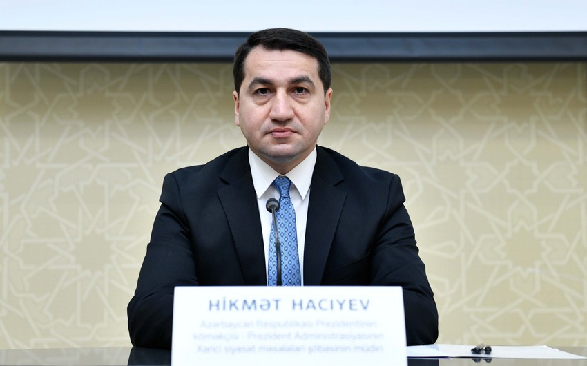 Prezidentin köməkçisi: "Ermənistanın Azərbaycana qarşı qara piar kampaniyası davam edir"