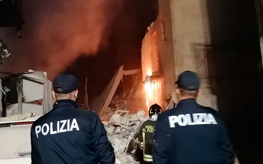 İtaliyada partlayışdan sonra 50-yə yaxın adam evsiz qalıb