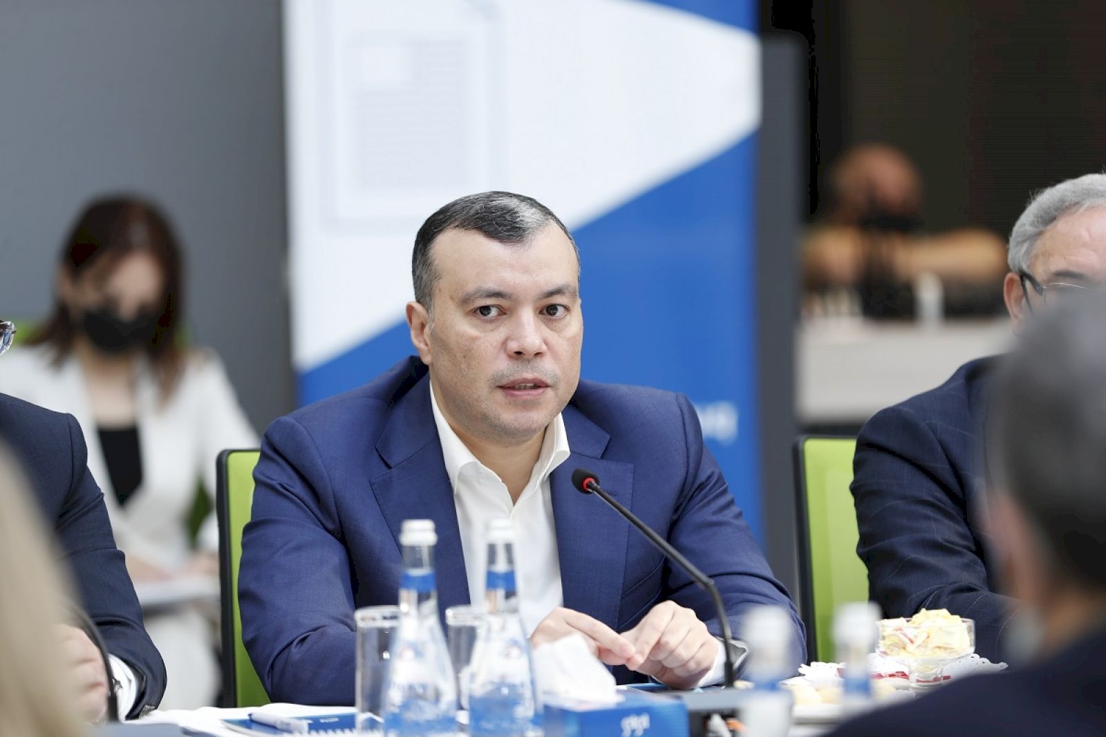Nazir Sahil Babayev media rəhbərləri ilə görüşdü - FOTOLAR