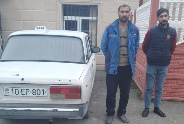 Şabranda narkotik vasitələrin təsiri altında olan sürücü və sərnişin saxlanıldı