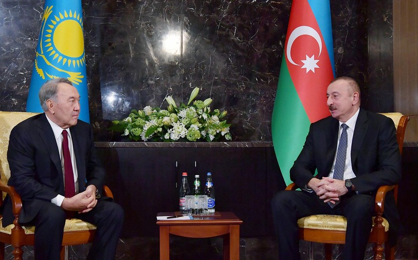 Nursultan Nazarbayev Prezident İlham Əliyevi təbrik etdi
