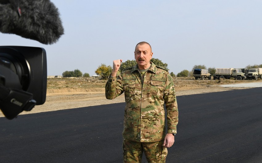 İlham Əliyev: "Hadrutda hərbi hissənin açılması çox böyük əhəmiyyət daşıyır"