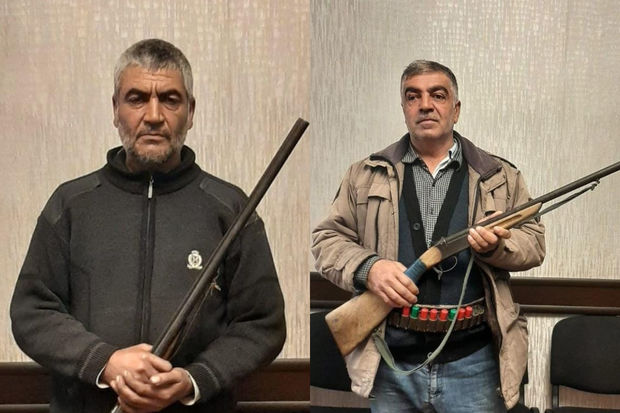 Şabranda qanunsuz ov edən şəxslər saxlanıldı