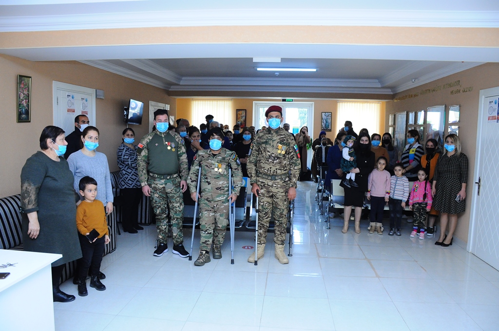 Naftalanda qazilər üçün bayram tədbiri təşkil olundu - FOTOLAR