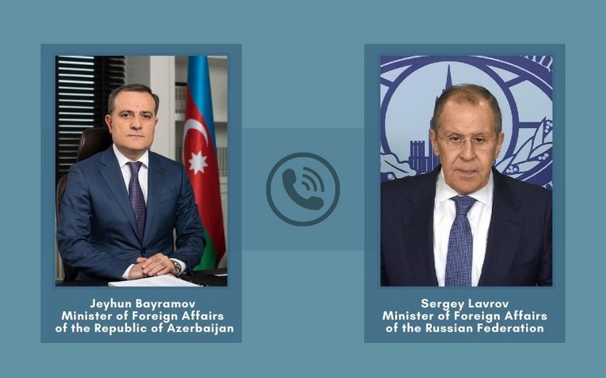 Azərbaycan və Rusiya xarici işlər nazirləri üçtərəfli bəyanatların icrasını müzakirə etdilər