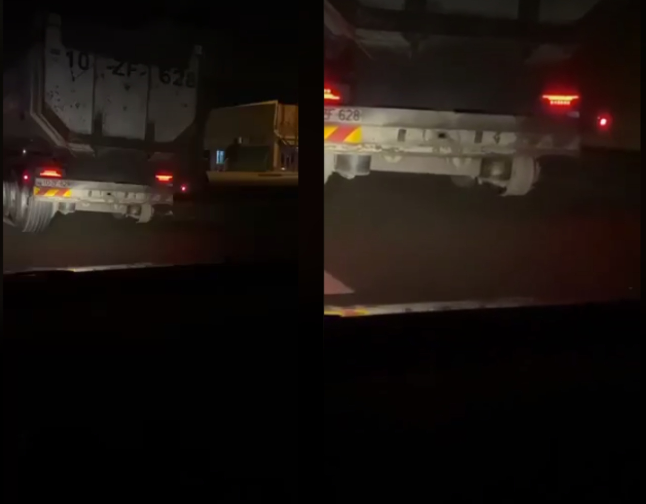 Bakıda ölüm saçan KamAZ-ın görüntüləri - ANBAAN VİDEO