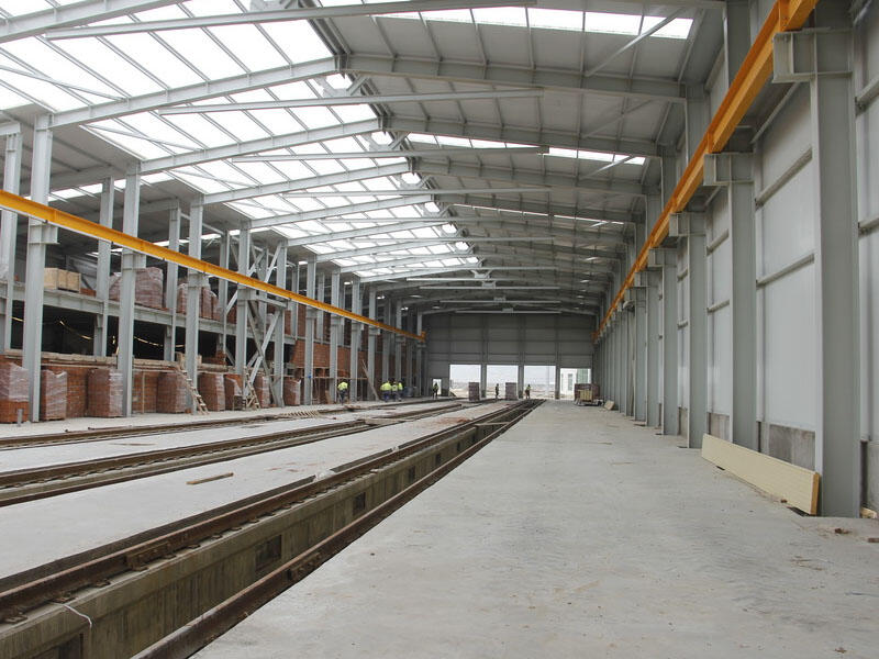 Bakıda yeni tikilən metrostansiyadan görüntülər - FOTO