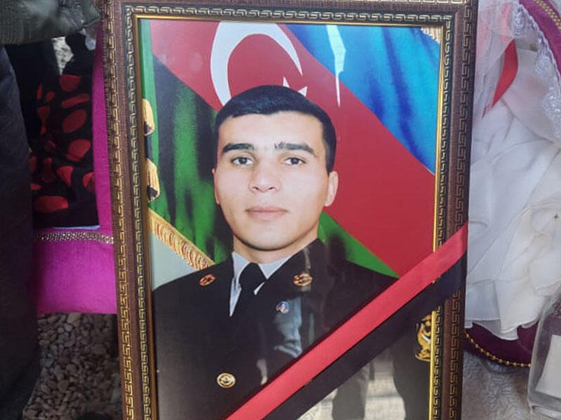 Kəlbəcərdə şəhid olan hərbçi dəfn edildi - FOTO