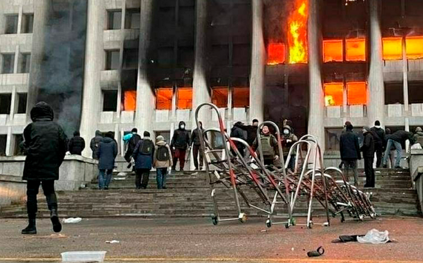 Qazaxıstanda iğtişaşlar zamanı 225 nəfər öldü